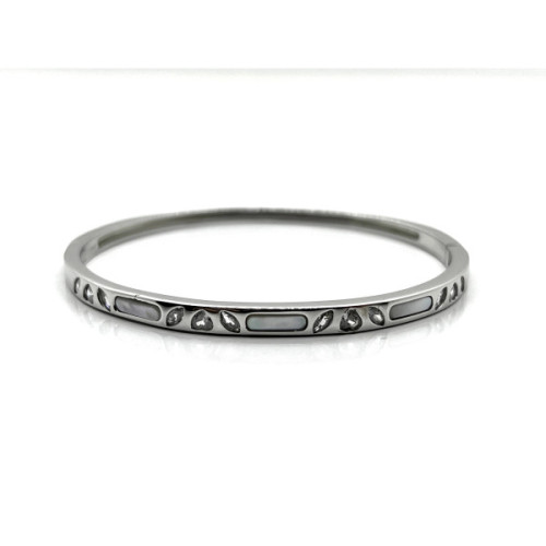 PULSERA PLATA RIGIDA CIRCONITAS