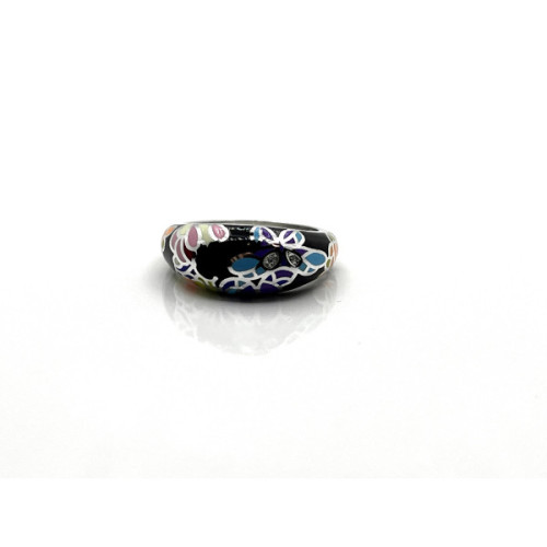 ANILLO PLATA RIGIDA ESMALTE