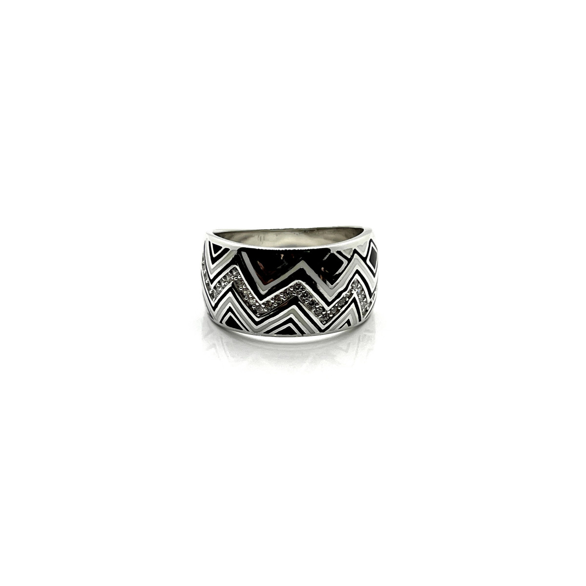 ANILLO PLATA RIGIDA ESMALTE