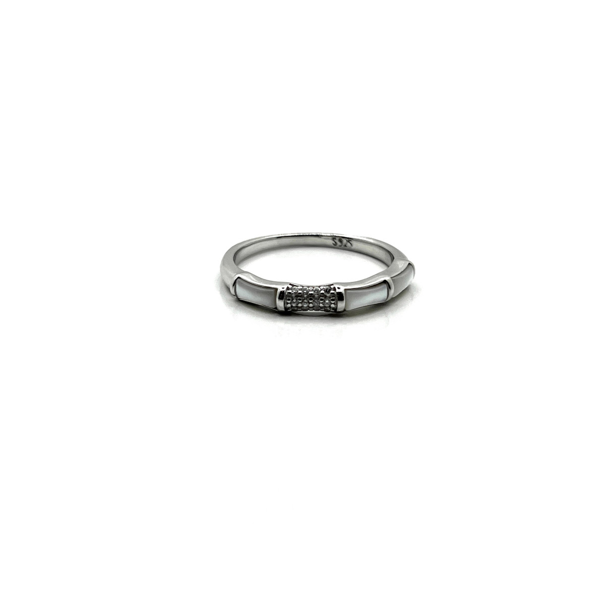 ANILLO PLATA Y CIRCONITAS