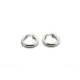 CRIOLLAS DE PLATA RODIADA 4 X 25 MM