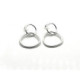 PENDIENTES DE PLATA MATE