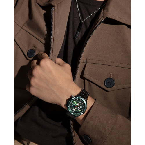 RELOJ ACERO IP NEGRO Y VERDE VICEROY