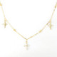 COLLAR ORO CRUCES CIRCONITAS