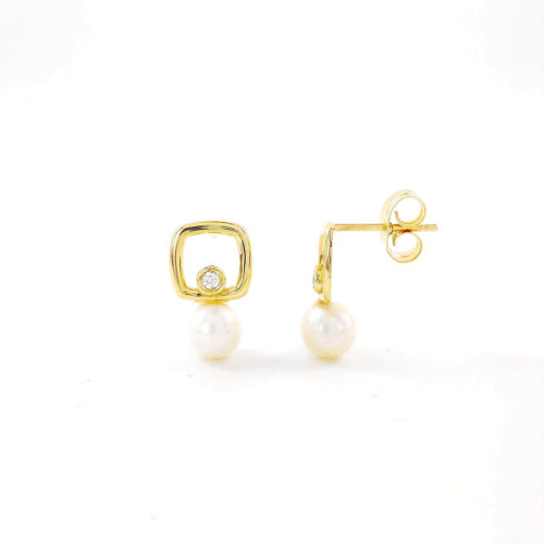 PTES ORO CUADRADOS Y PERLAS