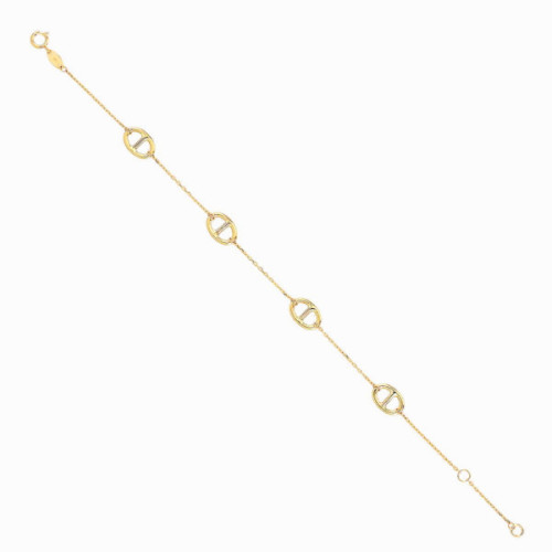 PULSERA ORO CALABROTE 19 CM
