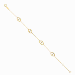 PULSERA ORO CALABROTE 19 CM