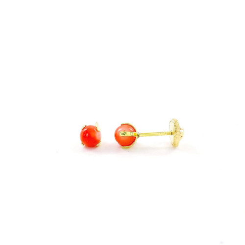 PTES ORO BEBE 4 MM CORAL