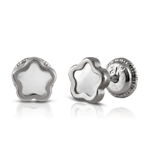 PENDIENTES BEBE ORO Y NACAR