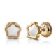 PENDIENTES BEBE ORO Y NACAR