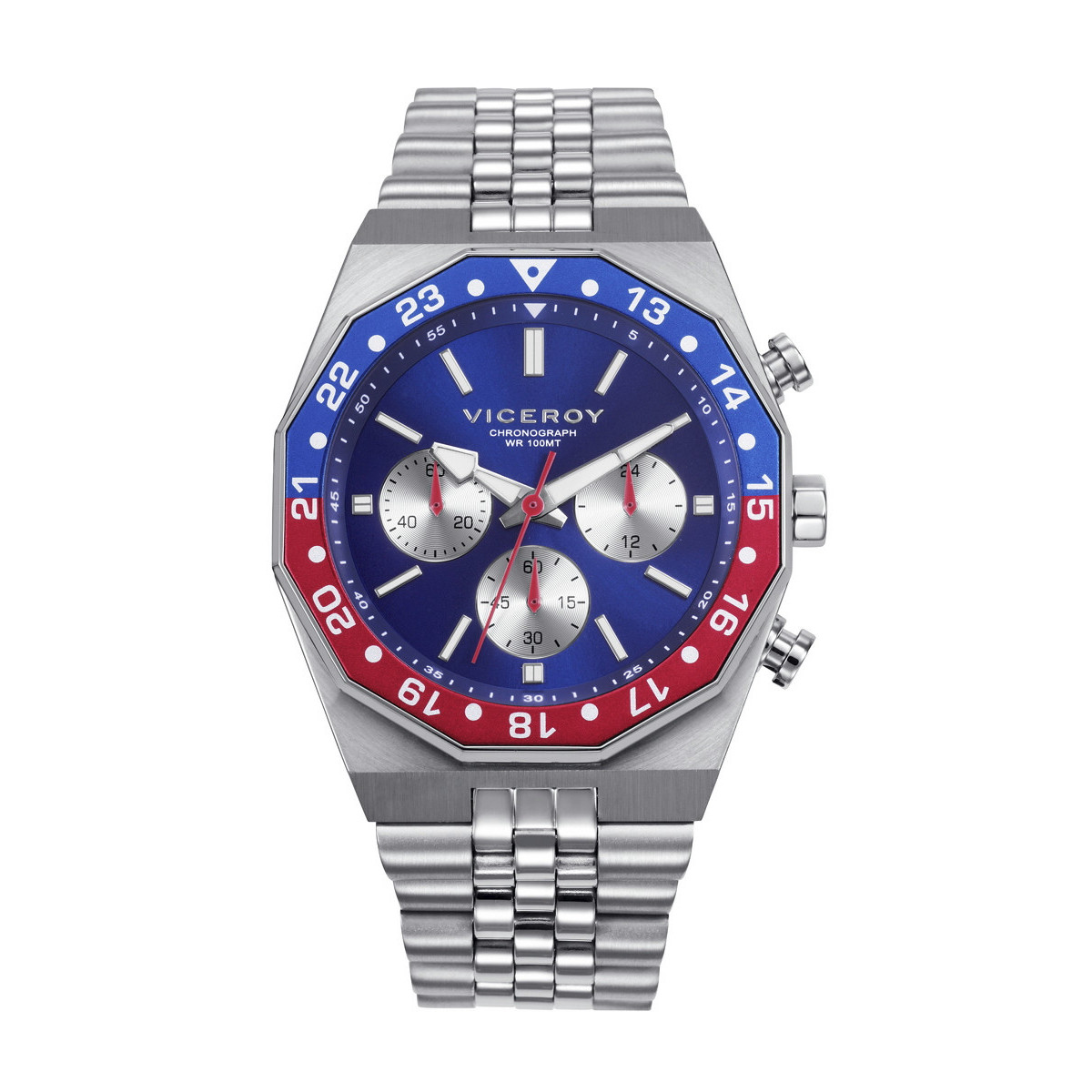 RELOJ CRONO ACERO VICEROY