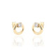 PENDIENTES ORO Y CIRCONITAS