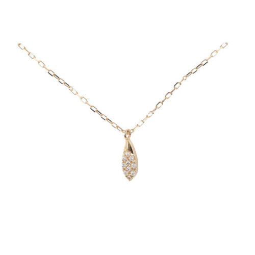 COLLAR ORO Y CIRCONITAS