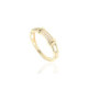 ANILLO ORO Y CIRCONITAS