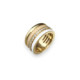 ANILLO PLATA AMARILLA, CIRC, Y ESMALTE