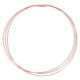 COLLAR DNA PLATA ROSA