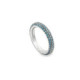 ANILLO PLATA Y CIRCONITAS AZULES