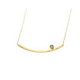 COLLAR DE ORO CON UN BRILLANTE 0.02 QT