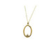 COLLAR ORO Y BRILLANTE 0.03 QT
