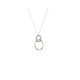 COLLA ORO BLANCO Y BRILLANTES 0.08 QT