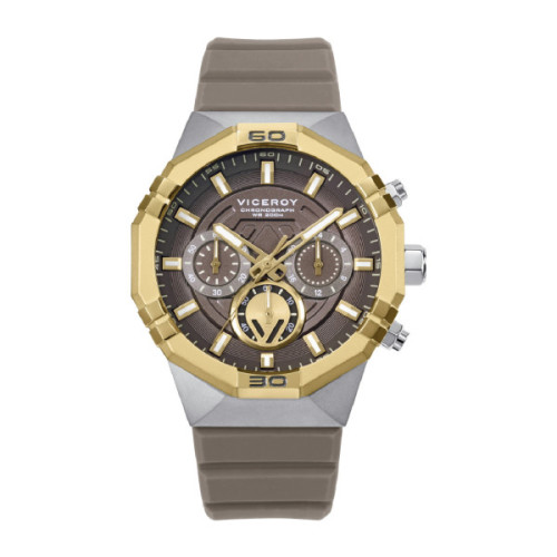 RELOJ CRONO ACERO IP DORADO VICEROY