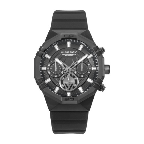 RELOJ ACERO IP NEGRO CORREA VICEROY