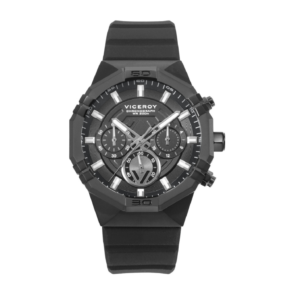 RELOJ ACERO IP NEGRO CORREA VICEROY