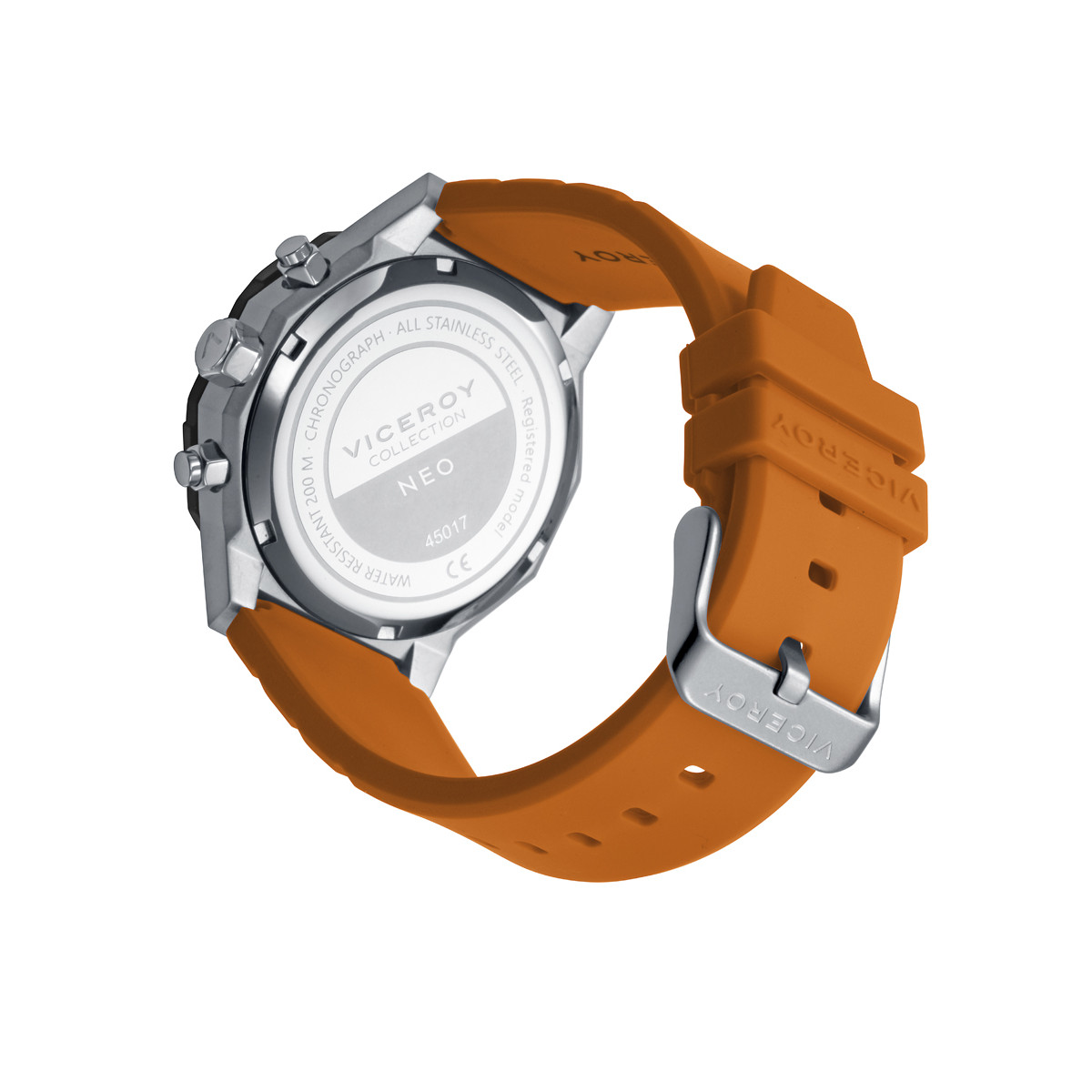 RELOJ ACERO IP NEGRO CORREA VICEROY