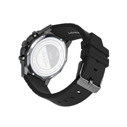 RELOJ ACERO IP NEGRO CORREA VICEROY