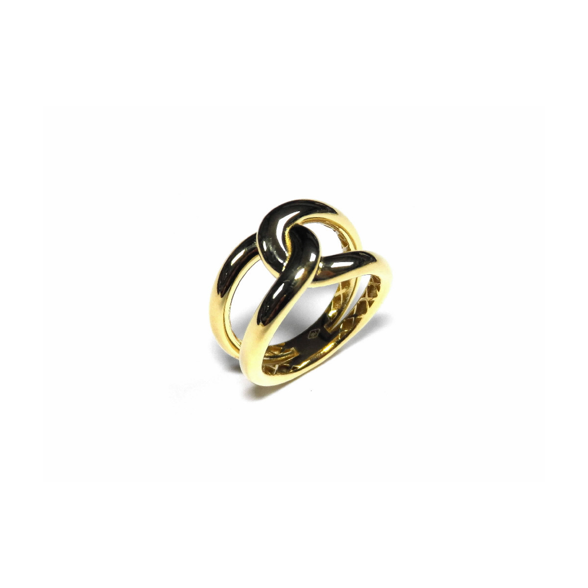 ANILLO ORO ESLABONES