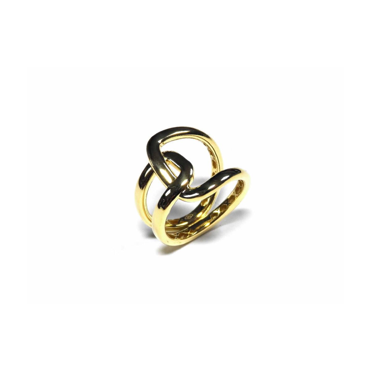 ANILLO ORO ESLABONES