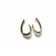 PENDIENTES ORO ONDAS