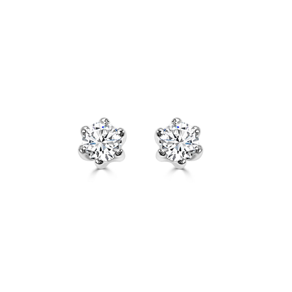 PTES O/BLANCO 6 GARRAS Y CIRCONITAS 4 MM