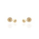 PENDIENTES ORO BEBE BOLAS FACETADAS