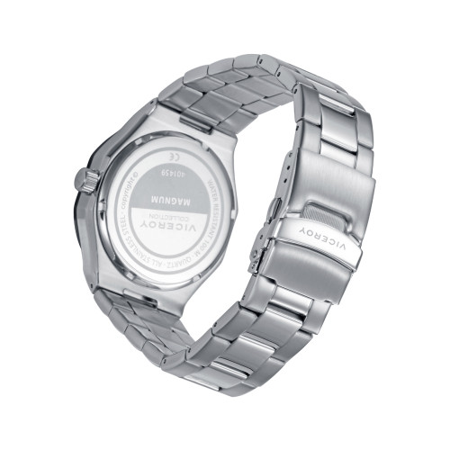 RELOJ ACERO IP NEGRO BRAZALETE VICEROY