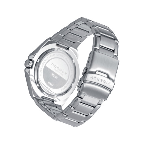 RELOJ ACERO IP NEGRO VICEROY