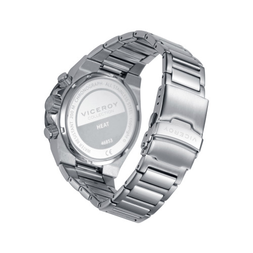 RELOJ CRONO ACERO IP GRIS VICEROY