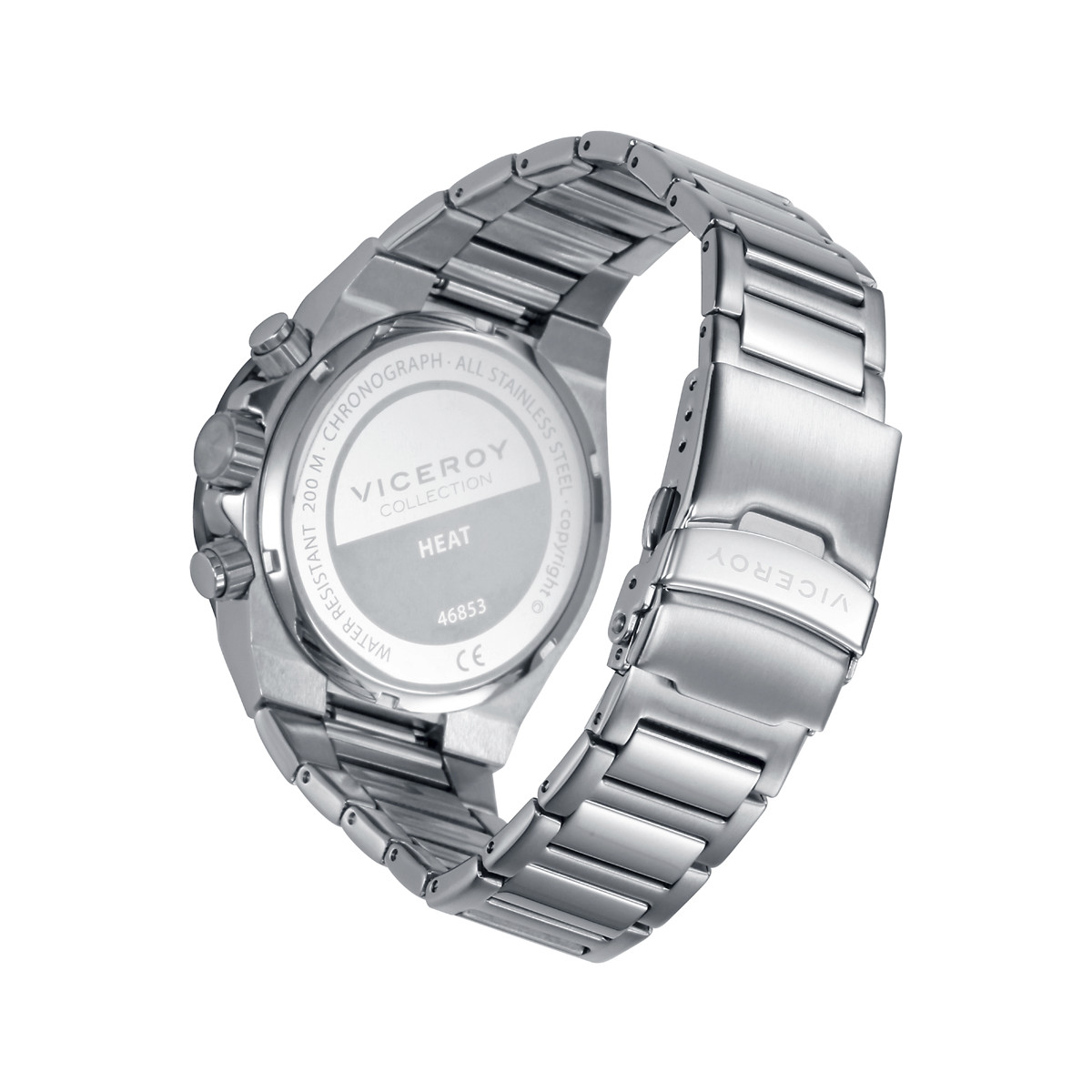 RELOJ CRONO ACERO IP GRIS VICEROY