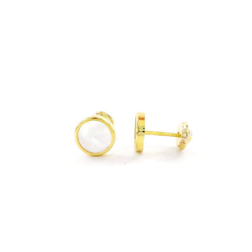 PENDIENTES ORO Y NACAR