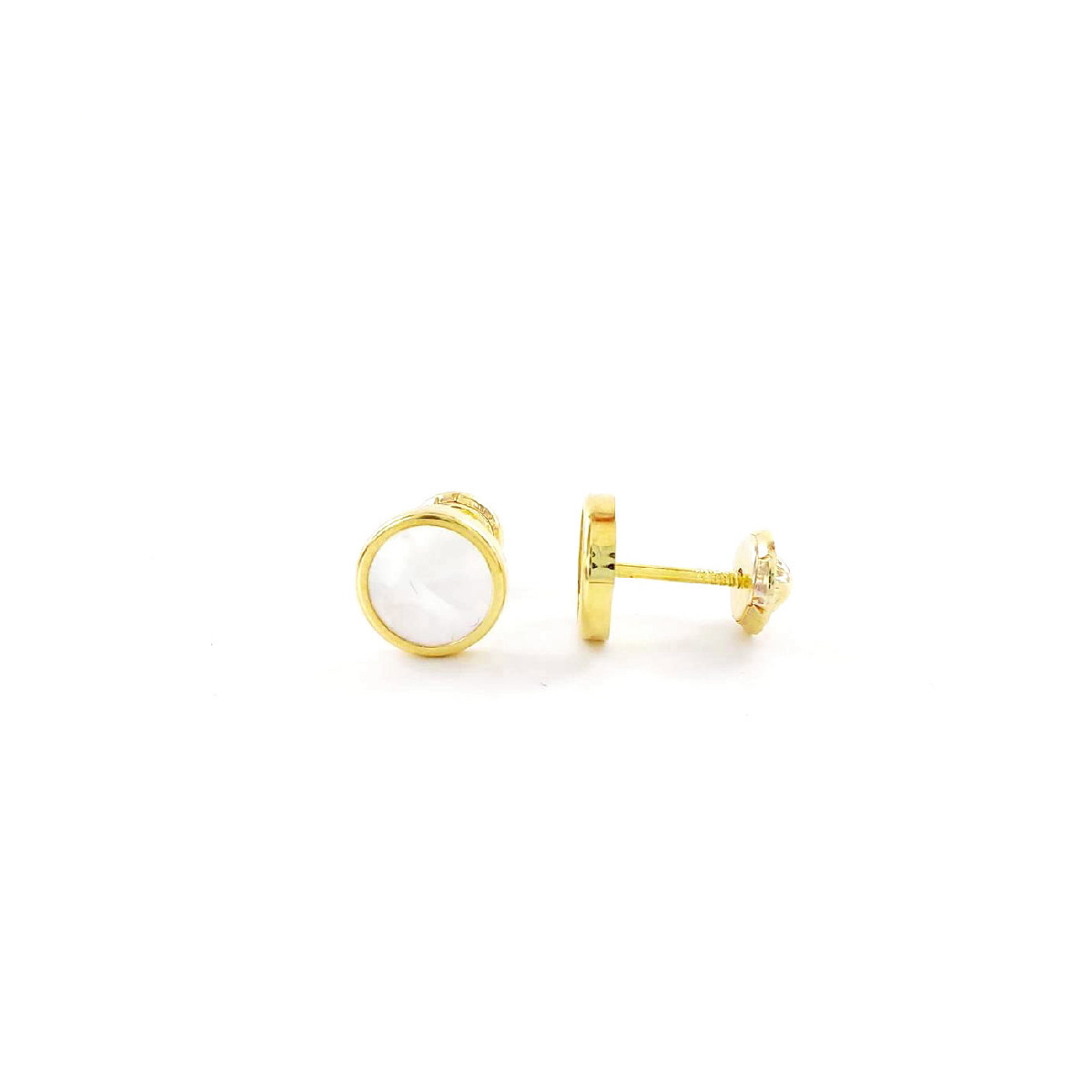 PENDIENTES ORO Y NACAR