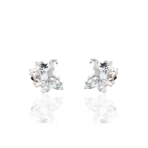 PENDIENTES O/B BTES 0.04 Y AGUAMARINA