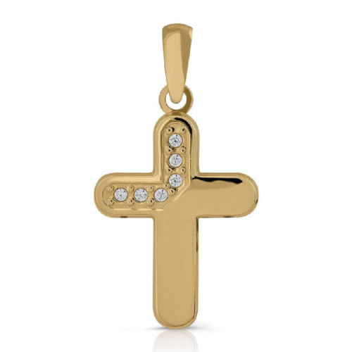 CRUZ DE ORO Y CIRCONITAS