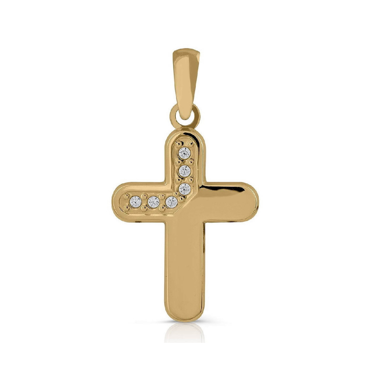 CRUZ DE ORO Y CIRCONITAS