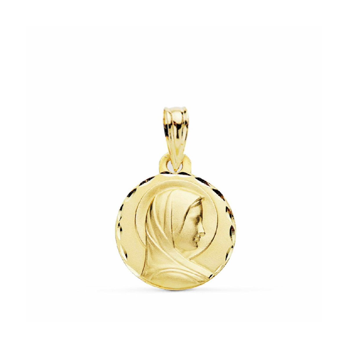 MEDALLA ORO VIRGEN 14 MM