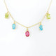 COLLAR ORO PIEDRAS SEMIPRECIOSAS 4X3