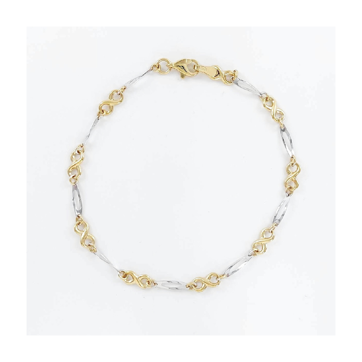 PULSERA ORO BICOLOR