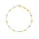 PULSERA ORO BICOLOR