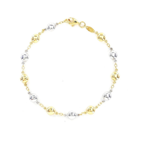 PULSERA ORO BICOLOR