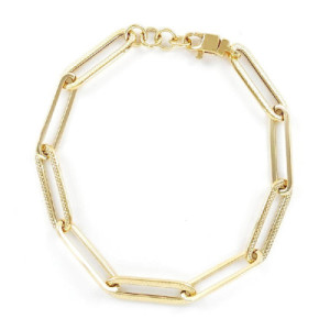 PULSERA ORO ESLABONES