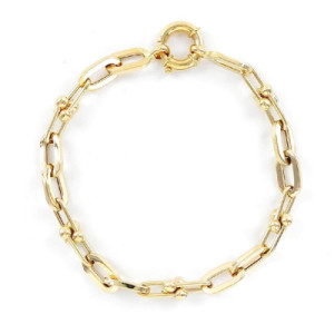 PULSERA ORO ESTRIBOS